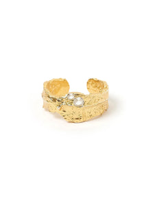 Arms of Eve Anya Ring in Gold and White