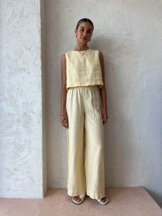 Assembly Label Nilsa Top in Lemon