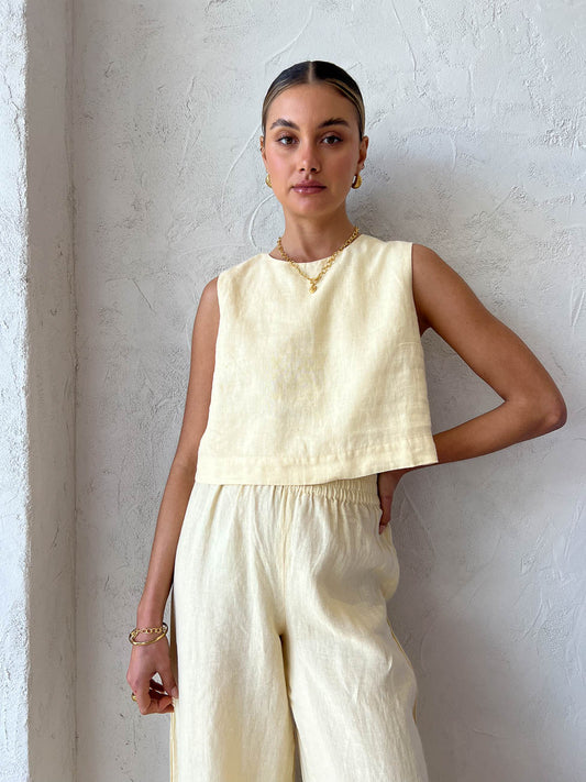 Assembly Label Nilsa Top in Lemon