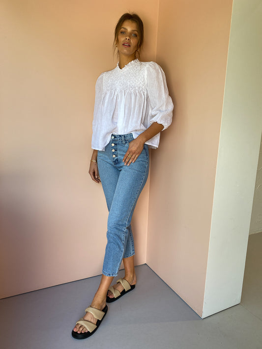 Viktoria & Woods Joplin Jean in Vintage Denim