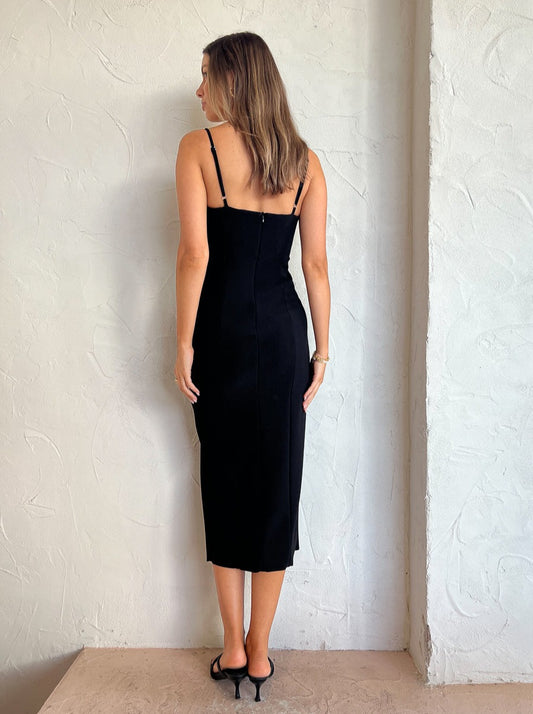 Bec and Bridge Marisol Midi Dress in Black