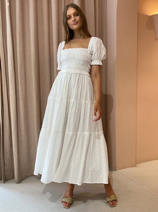 Steele Bede Dress in White