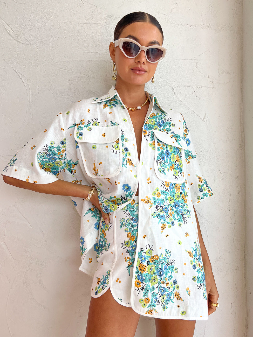 By Johnny Roma Floral Shirt in Roma Floral – Coco & Lola