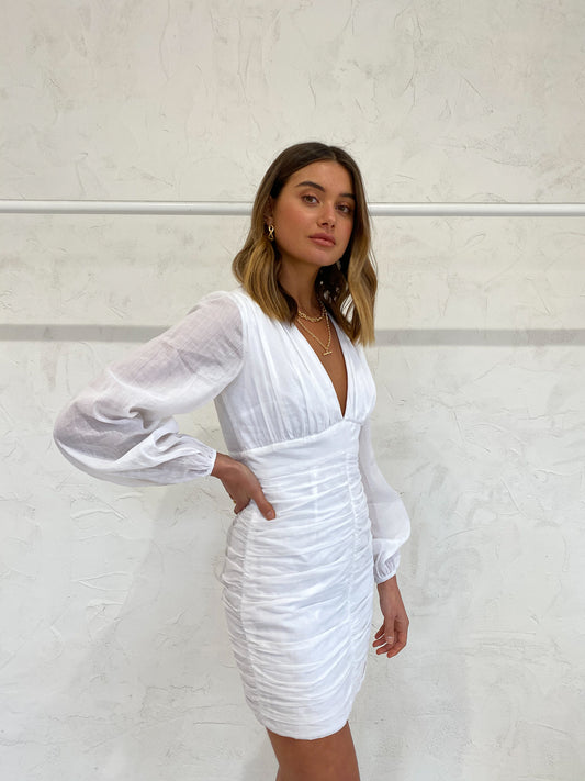 By Nicola Lolita Mini Dress in White