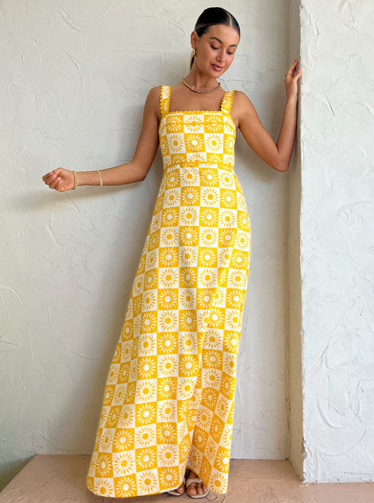 By Nicola Goldie Maxi Dress in Small Sol