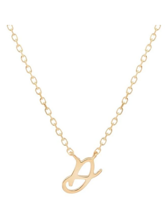 By Charlotte 14k Gold Love D Necklace in Gold