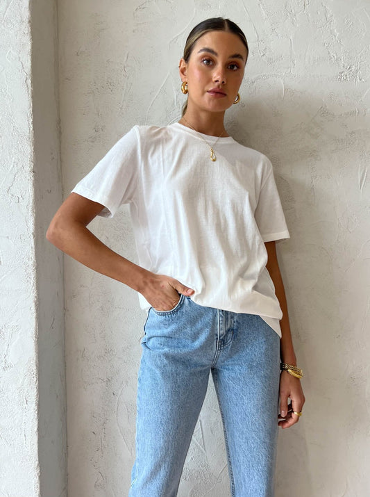 Camilla and Marc Pacha Tee in Soft White