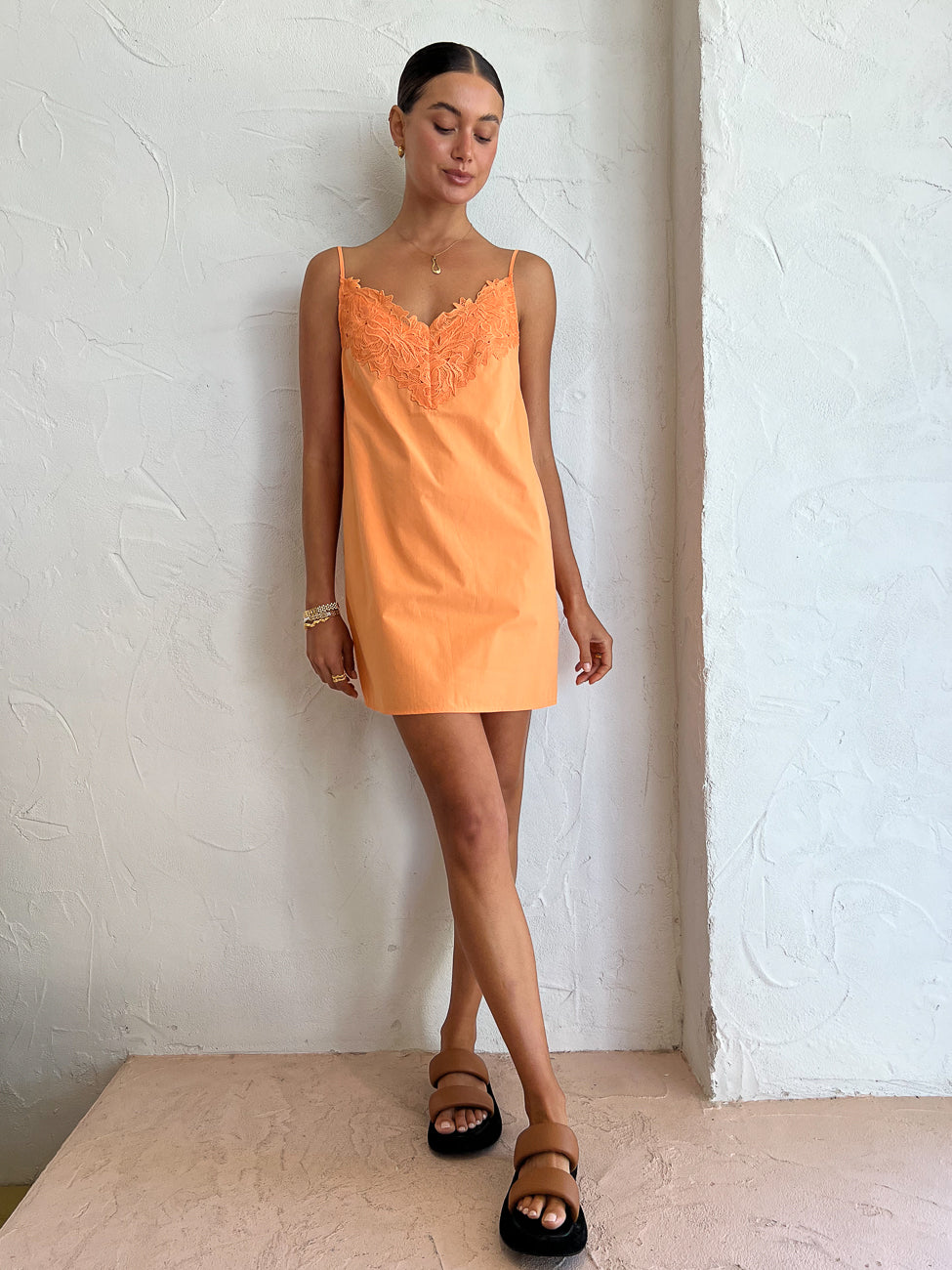 Camilla and Marc Sable Mini Dress in Persimmon – Coco & Lola