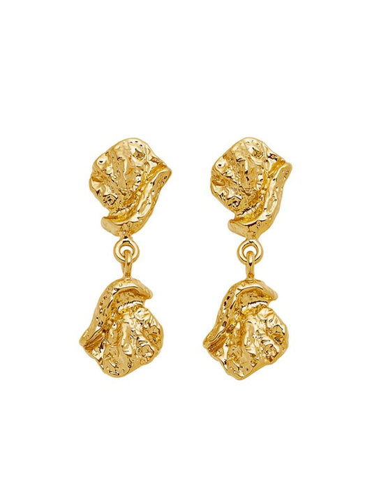 Amber Sceats Caspian Earrings in Gold