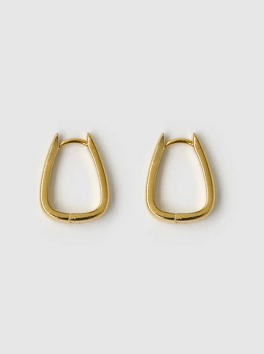 Brie Leon Large Uma Earrings in Gold