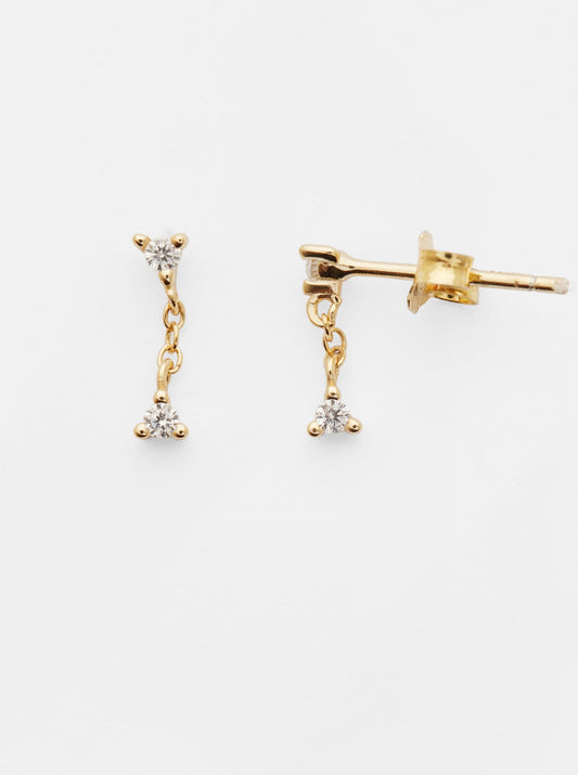 Reliquia Connected Earrings in 18CT Gold Filled