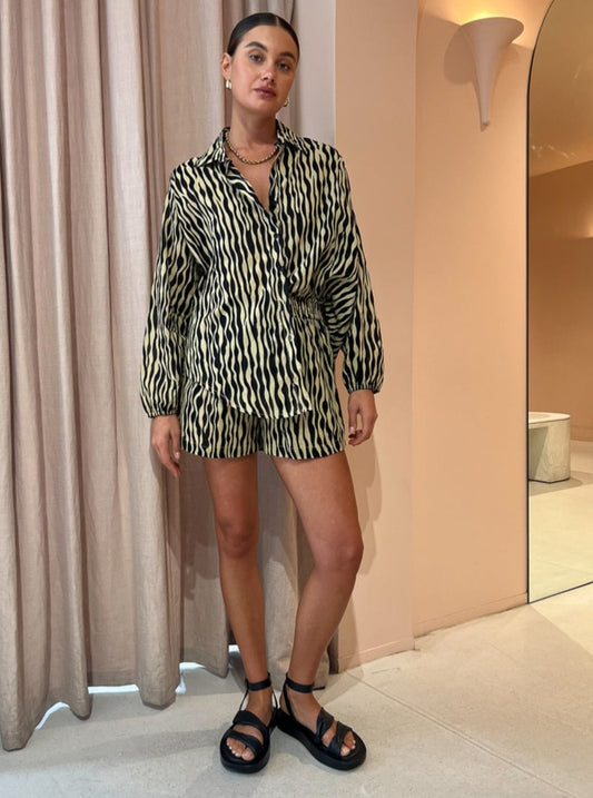 Faithfull the Brand Elva Shorts in Capo Testa Print