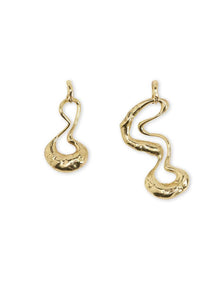 Alemais Infinity Earrings in Gold