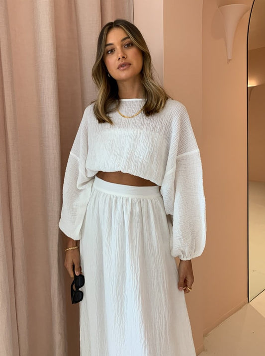 Issy Seraph Top in White