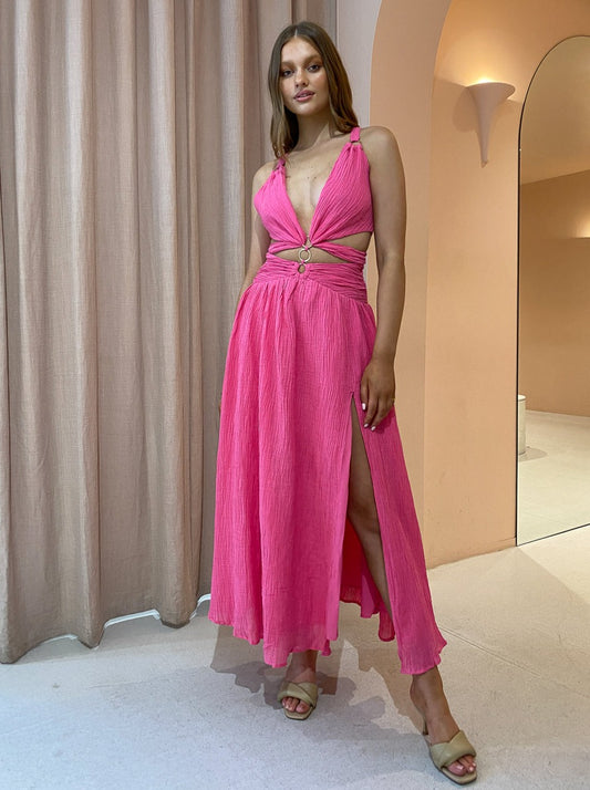 Issy Hoops Dress in Blossom