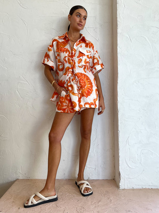 Kate Ford Elise Oversized Tee in Multi