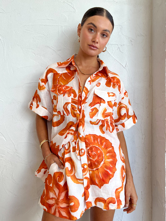 Kate Ford Elise Oversized Tee in Multi