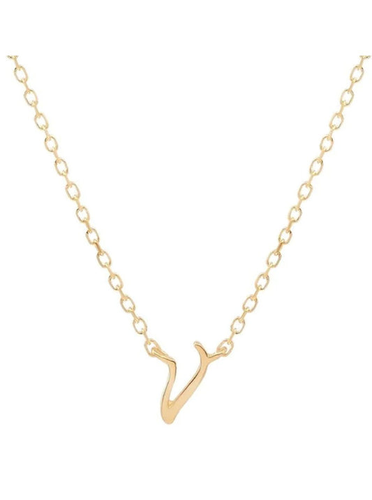By Charlotte 14k Gold Love V Necklace in Gold