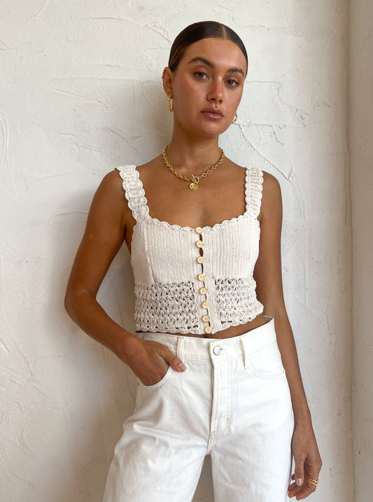 Magali Pascal Magli Pascal Annisa Top in Off White