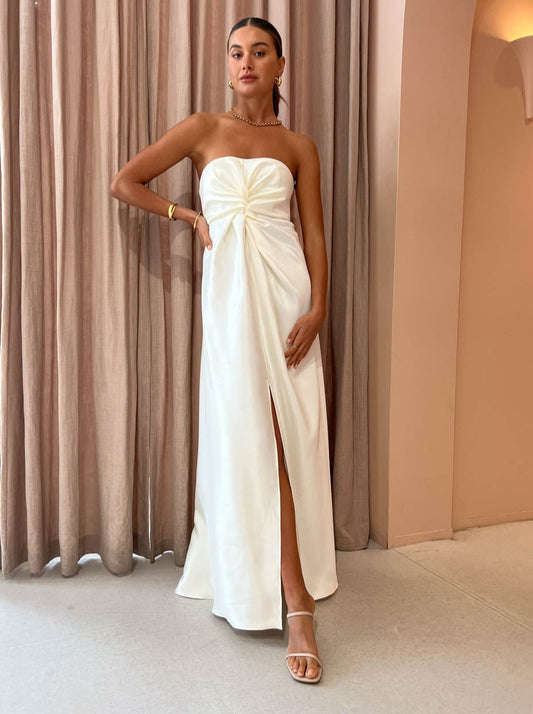 One Fell Swoop Tellus Maxi in White Sienna