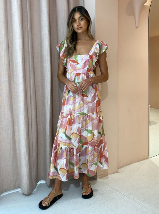 Ownley Carmela Dress in Tutti Fruitti