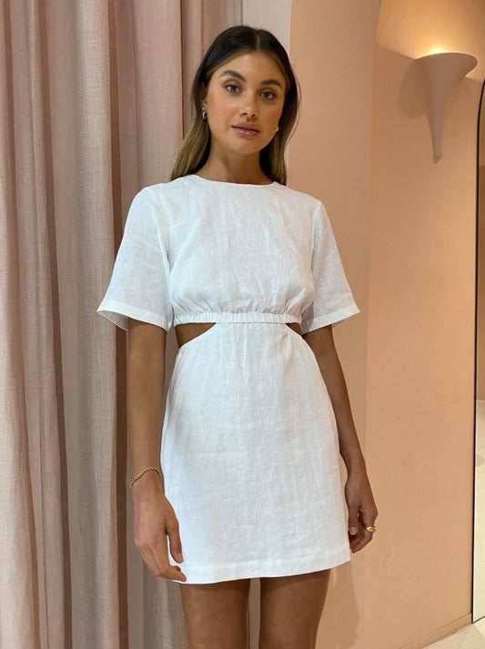 Ownley Dolly Dress in White