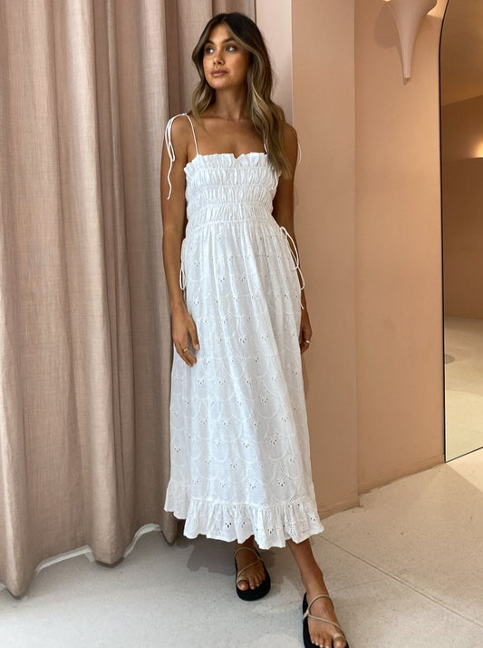 Palm Noosa Sail Away Dress in White