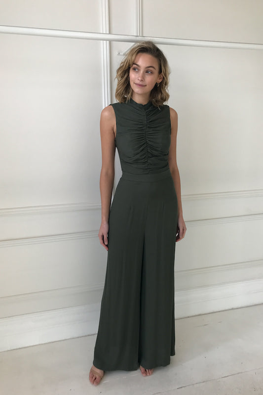 Vestire Point Break Jumpsuit in Khaki