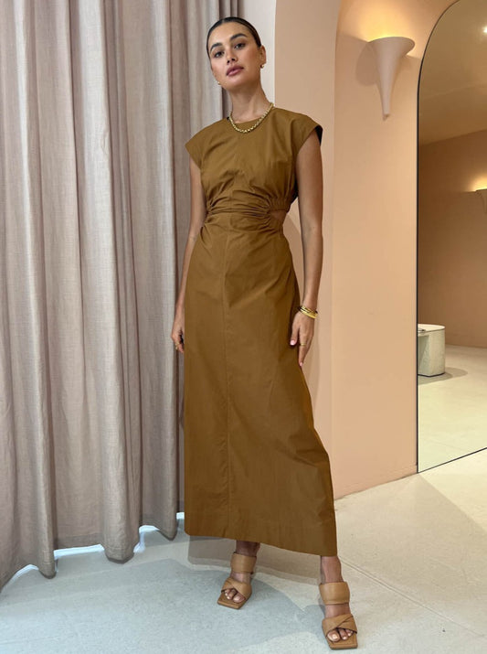 Roame Bastille Dress in Tobacco