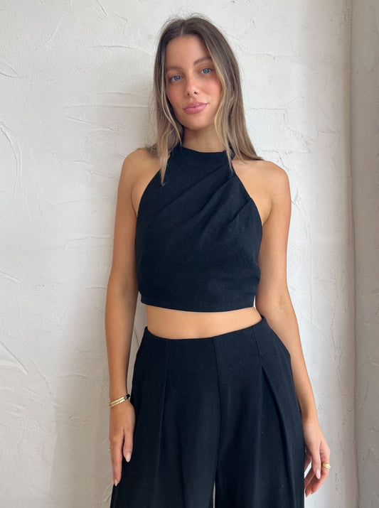 Rumer Ayla Crop in Black
