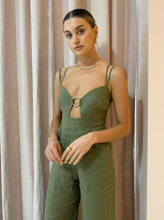 Rumer Byron Jumpsuit in Combat