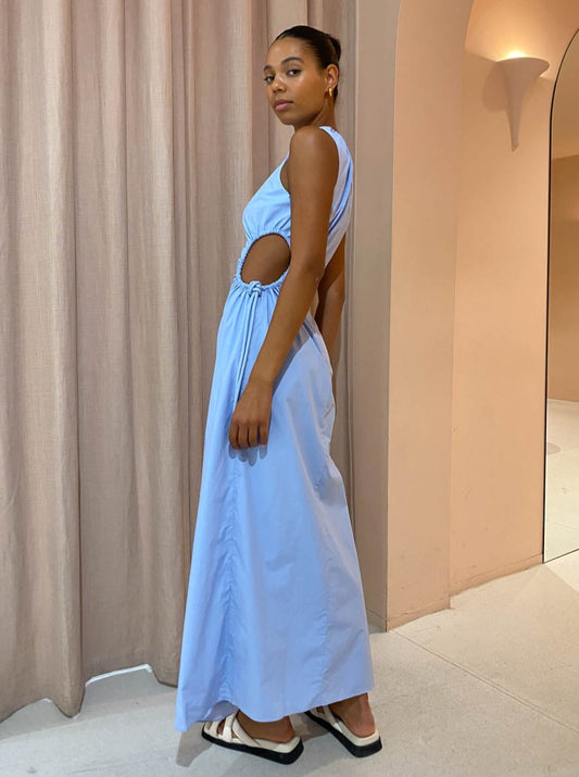 Sir Ilkin Cut Out Dress in Ice Blue Coco & Lola Sir Ilkin Cut Out Dress in Ice Blue Coco & Lola