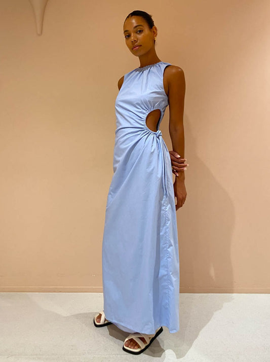Sir Ilkin Cut Out Dress in Ice Blue Coco & Lola Sir Ilkin Cut Out Dress in Ice Blue Coco & Lola