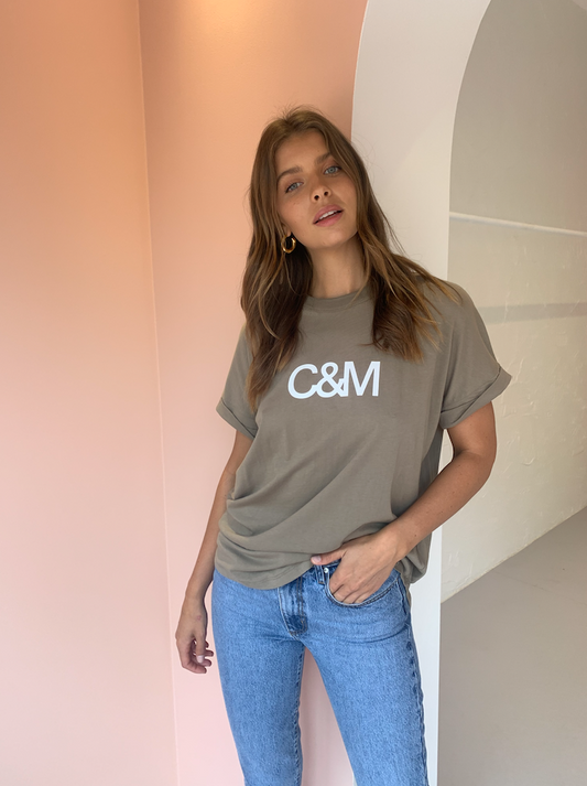 Camilla and Marc Huntington Tee in Sage