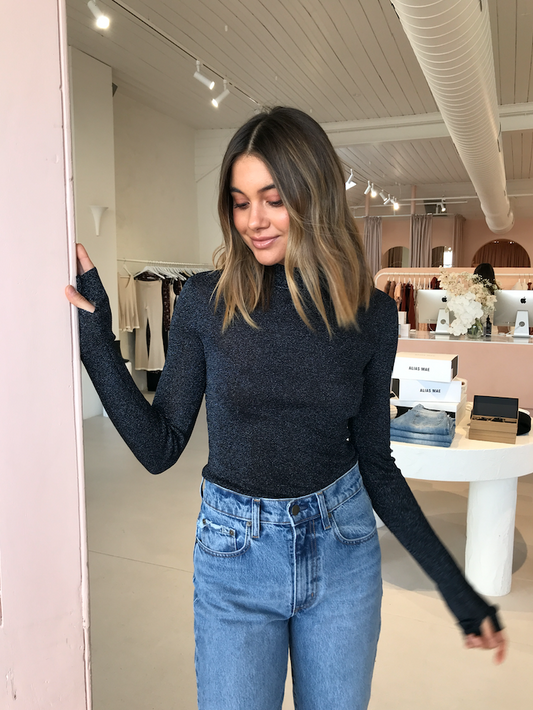 Bec and Bridge Electric Avenue Skivvy in Midnight