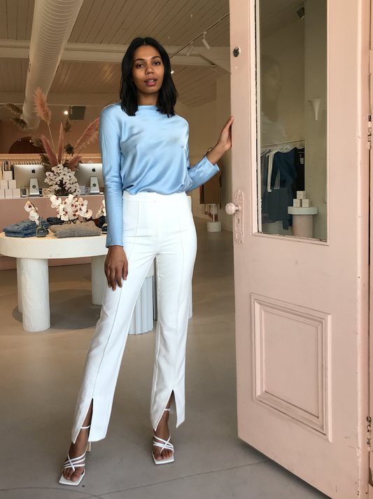 Luhmann Il Culto Pant in Blanc