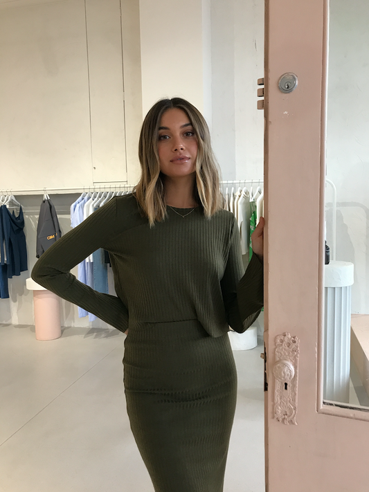 By Nicola Celestial Top in Khaki