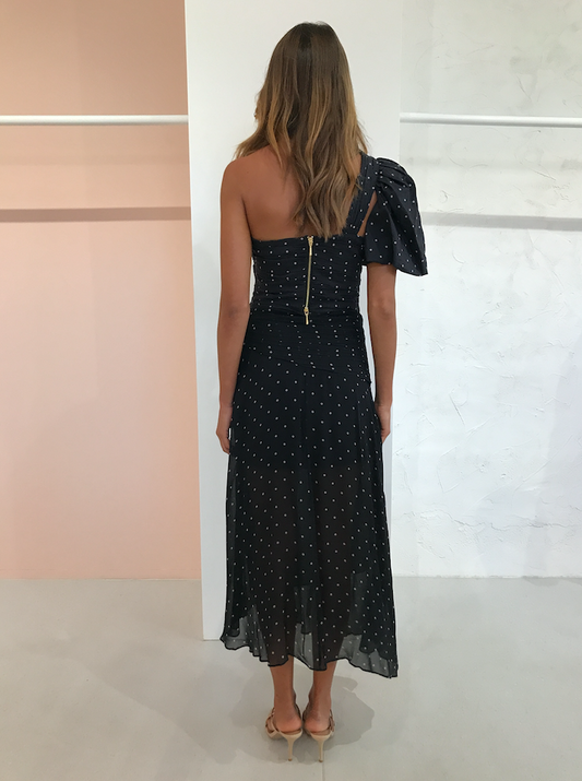 Thurley Golden Harbour Skirt in Ruby Tan Spot