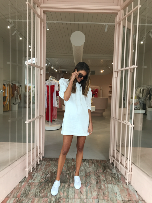 Sir Alena Mini Dress in Ivory