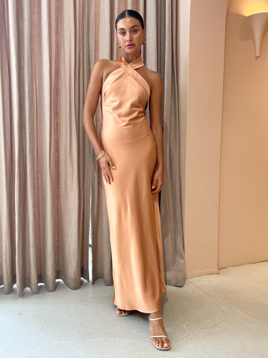 Significant Other Aida Dress in Caramel