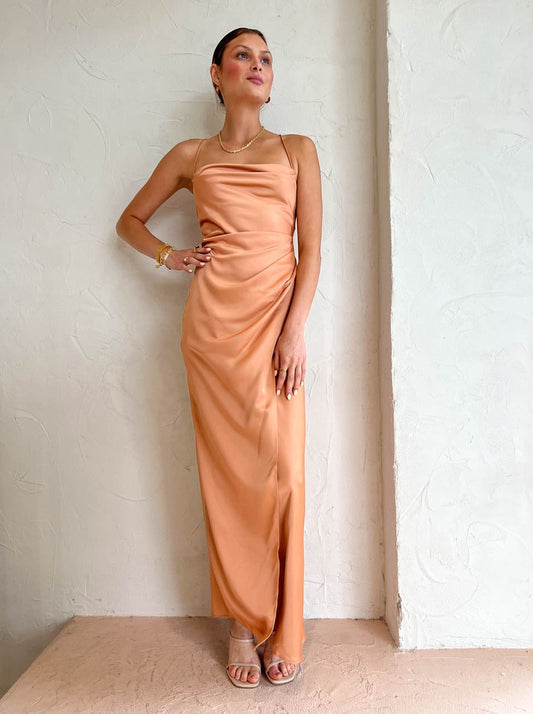 Significant Other Amelie Dress in Caramel