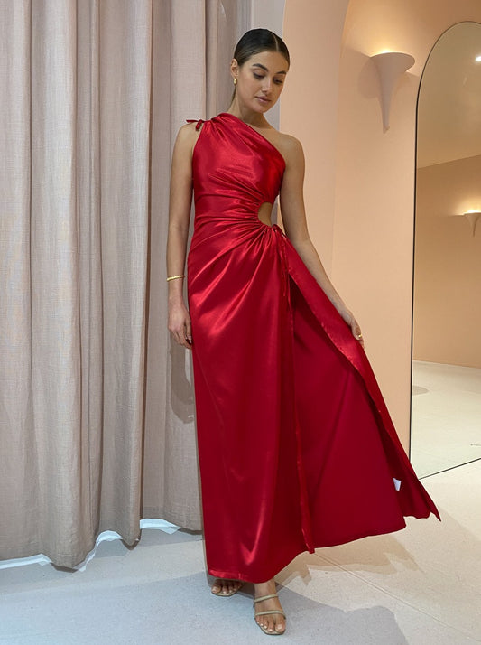 Sonya Nour Maxi Dress in Scarlett Red