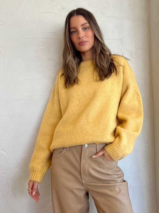 Sovere Sare Slouch Sweater in Golden