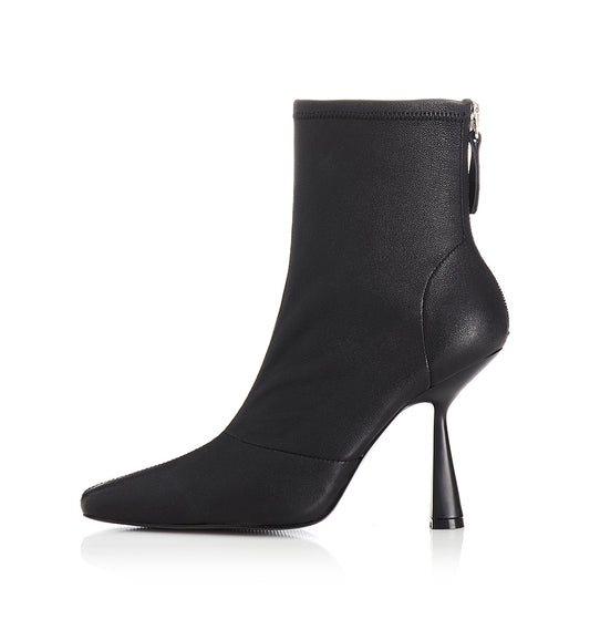 Alias Mae Vienna Ankle Boot in Black Stretch Leather
