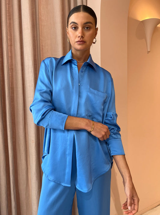 Viktoria & Woods Altar Shirt in Bay Blue
