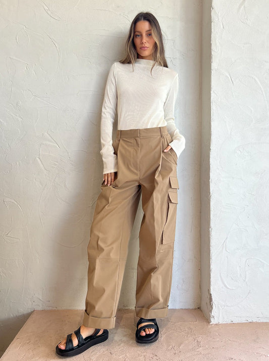 Camilla and Marc Collins Cargo Pant in Camel – Coco & Lola